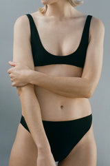 Kye Intimates - Dip Swin Top, Black