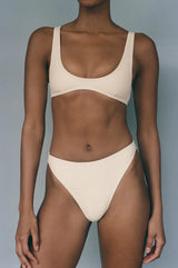 Kye Intimates - Dip Swin Top, White