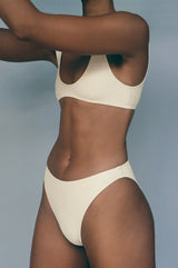 Kye Intimates - Dip Swin Top, White