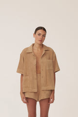 BOXY SHIRT - GIALLO