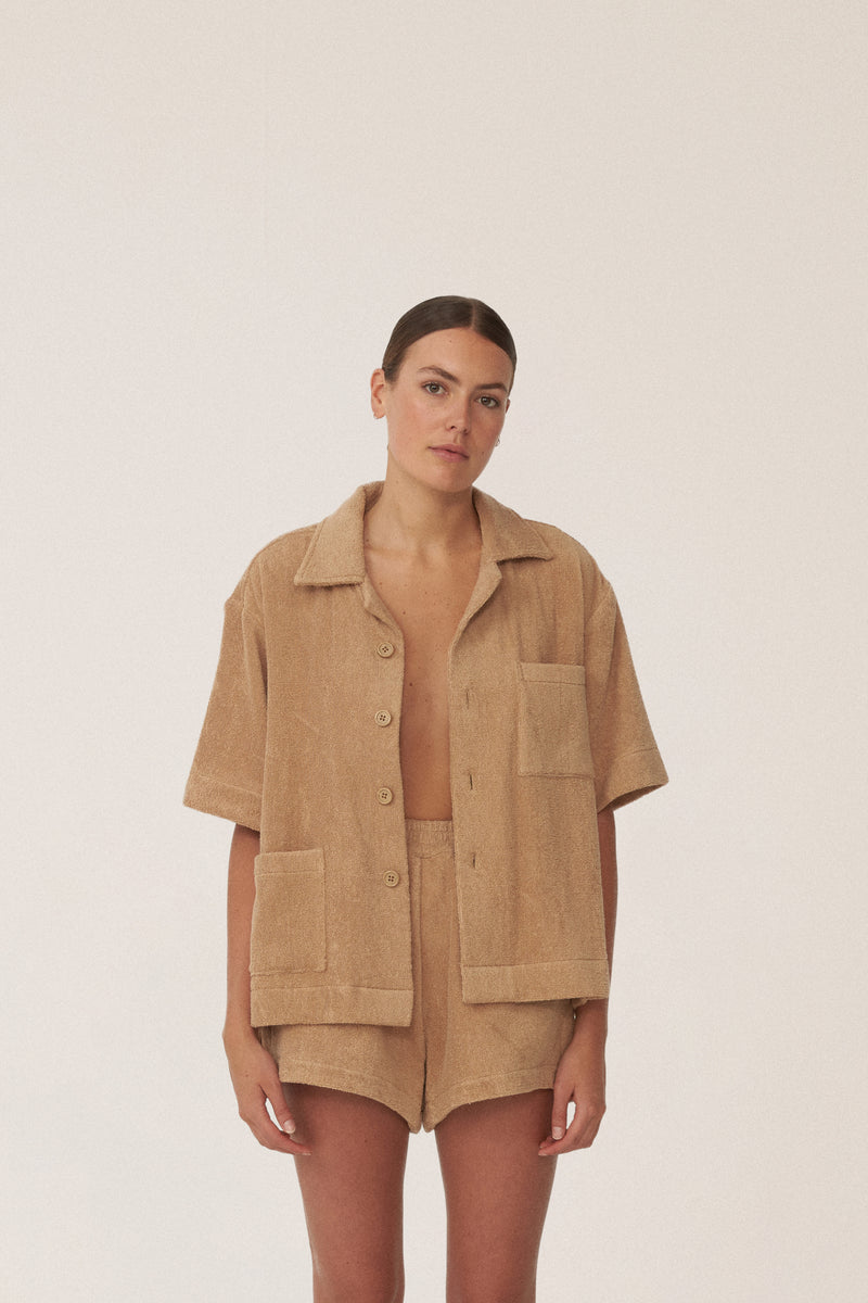 BOXY SHIRT - GIALLO