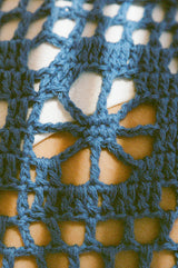 BONITO CROCHET SKIRT - COBALT