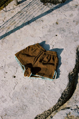 COWBOY SHORT SHORT - CHOC / TURQUOISE