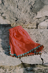 ESTATE SHORT -  COWBOY ROSSO / AZURA