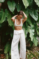FISHERMAN PANT - BIANCO