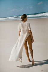 POOLSIDE MAXI DRESS - CREAM