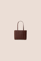 Palorosa ~  Leather Tote Mini, Chocolate