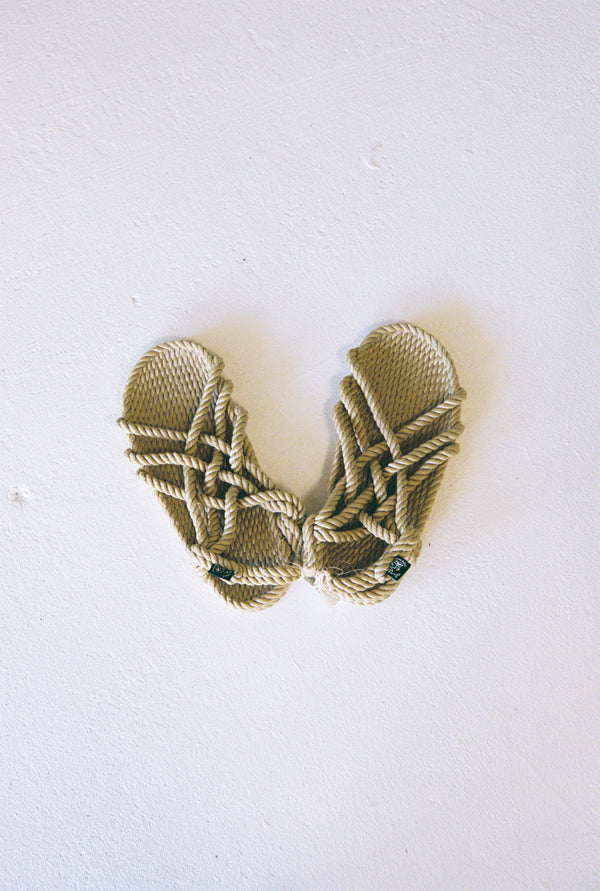 Nomadic State of Mind - Rope Sandals, Camel