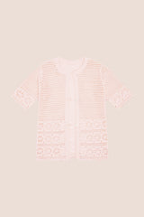 POOLSIDE CROCHET TOP - ROSA