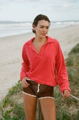 ESTATE PULLOVER - ROSSO