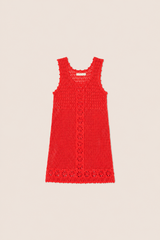 POOLSIDE DRESS - ROSSO