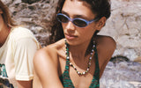 Del Sol ~ Googel Sunglasses, Ice Blue