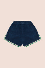 ESTATE SHORT - NAUTICA,  VERDE CROCHET SCALLOPING