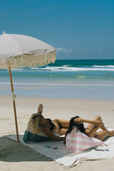 Beach Cushion ~ Forest & Sand