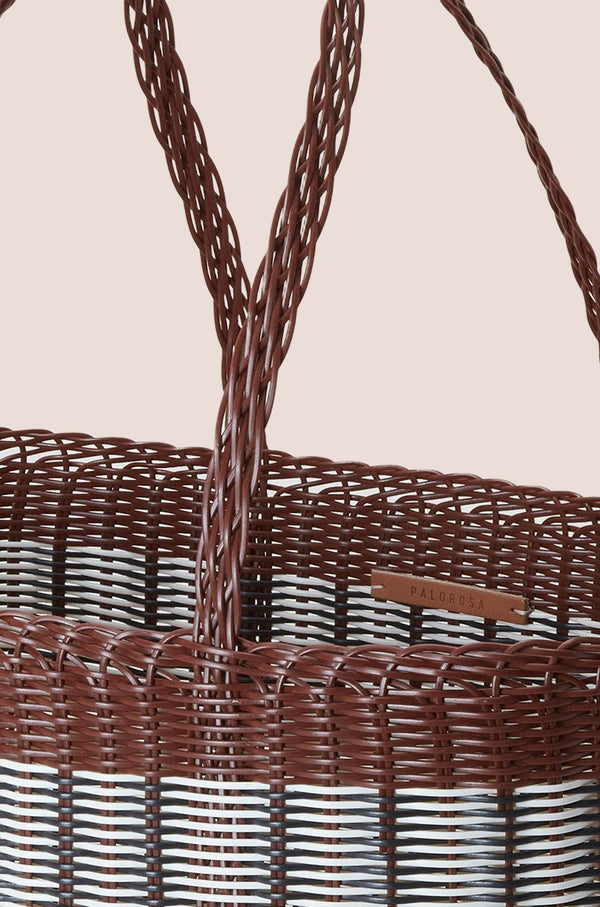 Palorosa ~  Basket Mercado Chocolate Palm, Medium