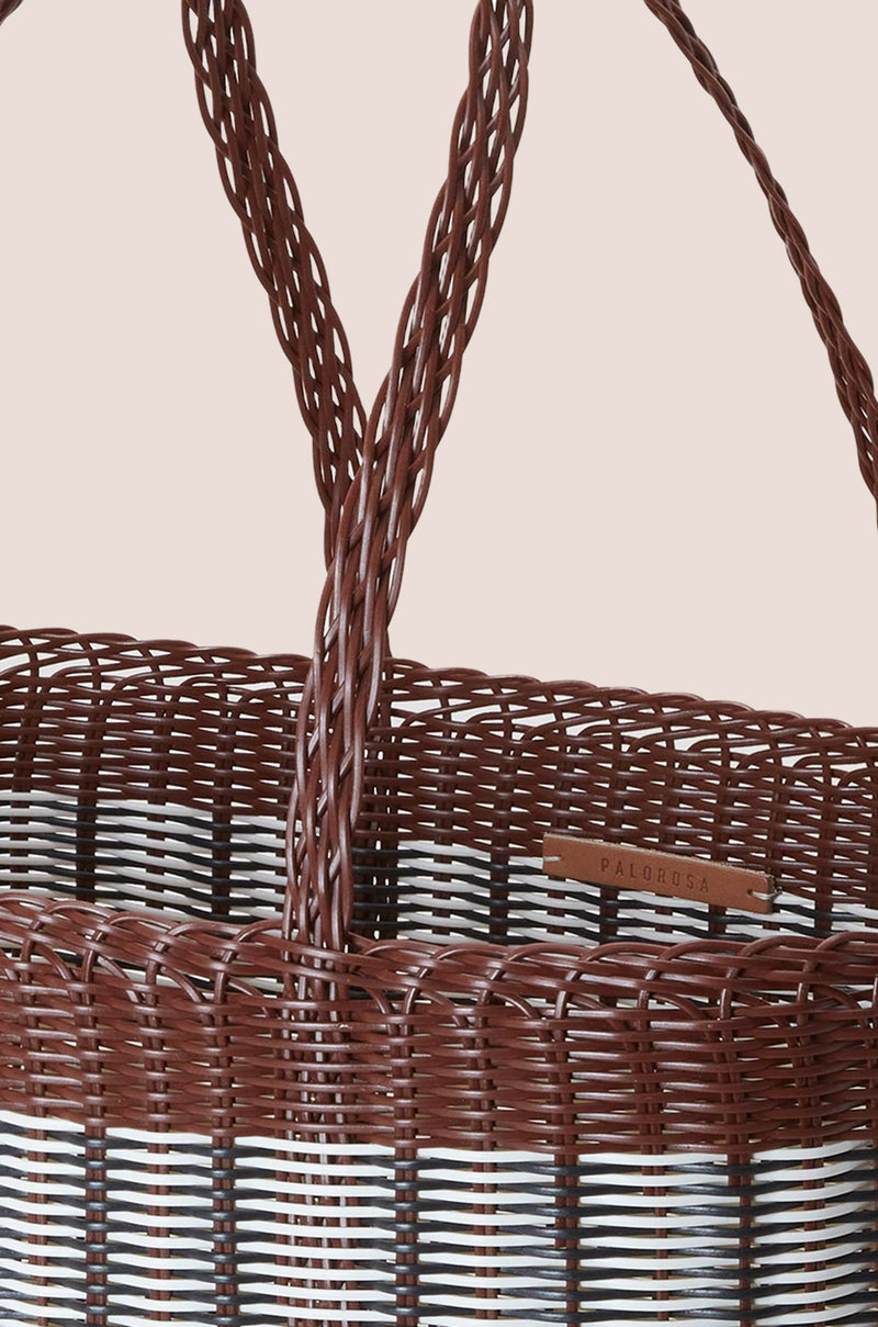 Palorosa ~  Basket Mercado Chocolate Palm, Medium