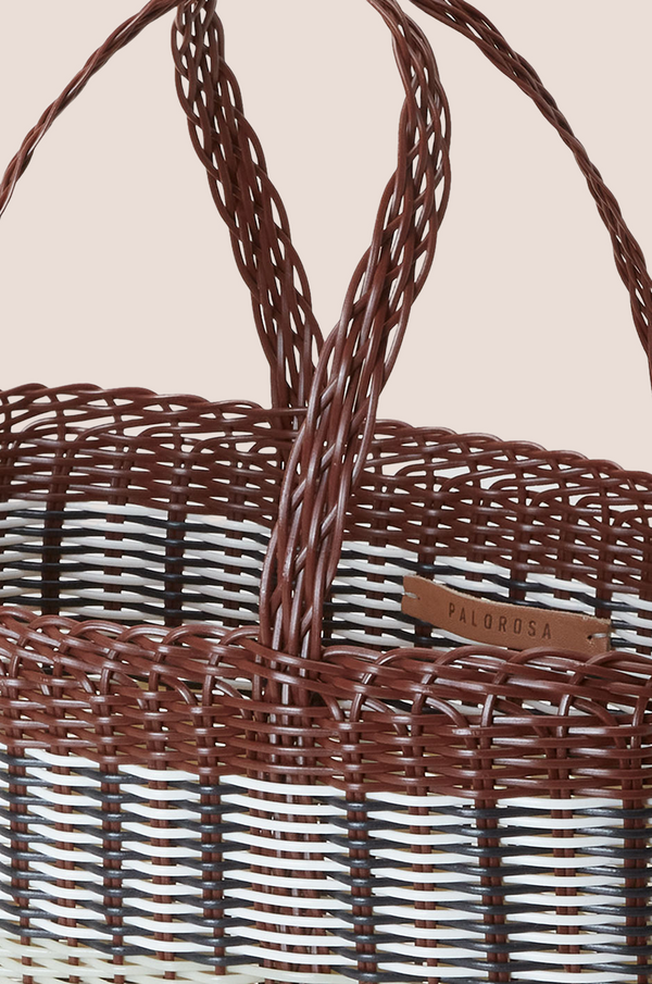 Palorosa ~  Basket Mercado Chocolate Palm, Small