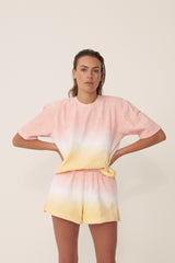 TERRY TEE - WARM HUES