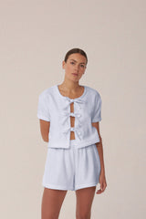 TIE TOP - BLU