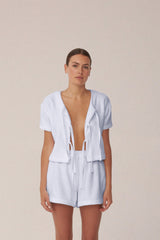 TIE TOP - BLU