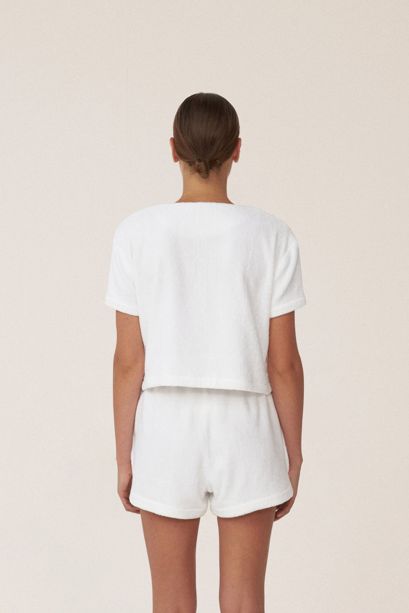 TIE TOP - BIANCO