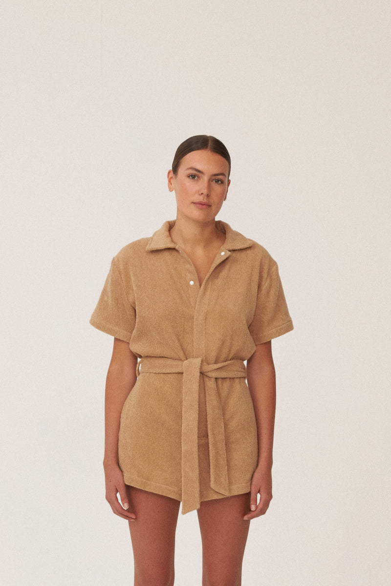 IL PAREO JUMPSUIT - TAN