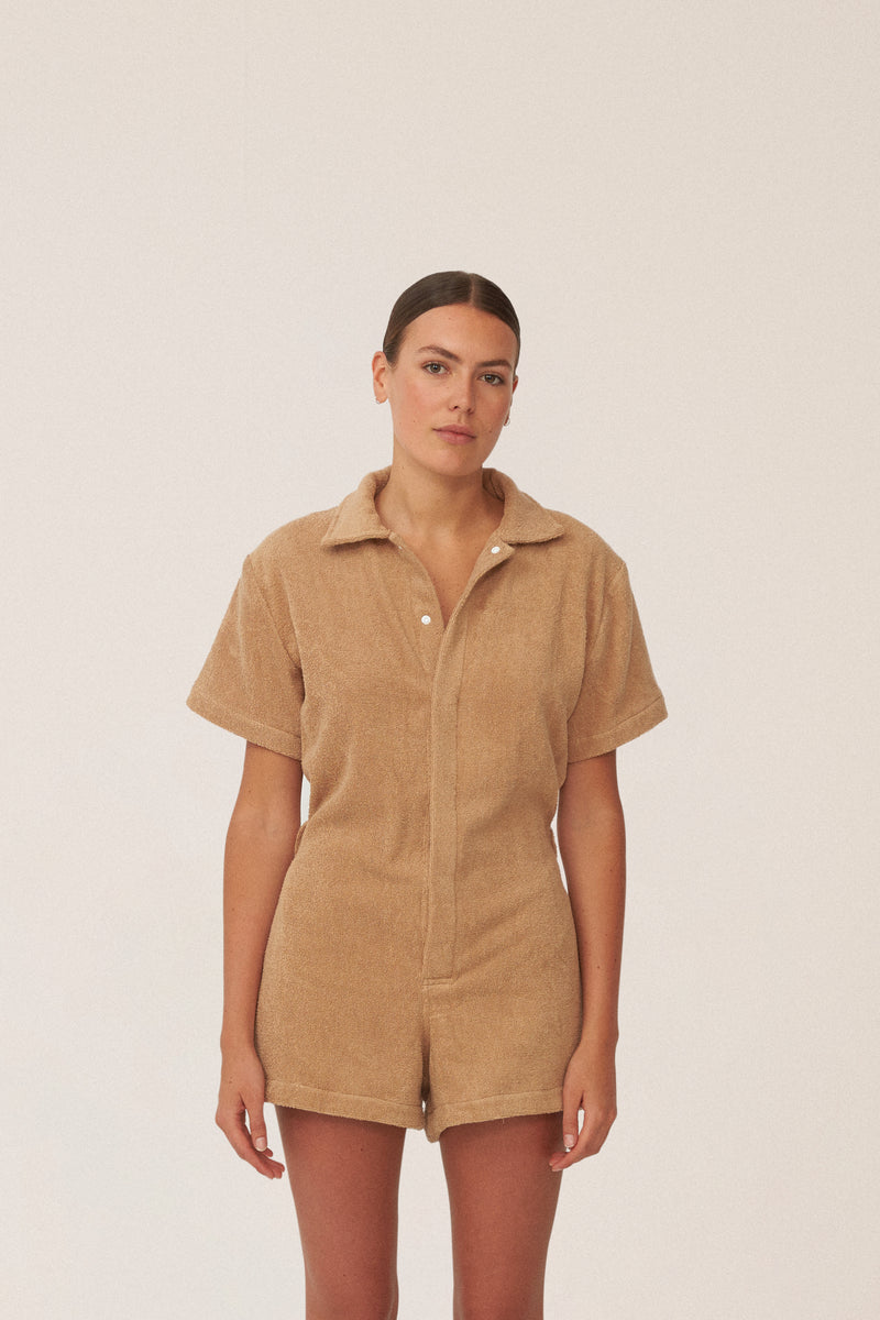 IL PAREO JUMPSUIT - TAN