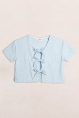 TIE TOP - BLU