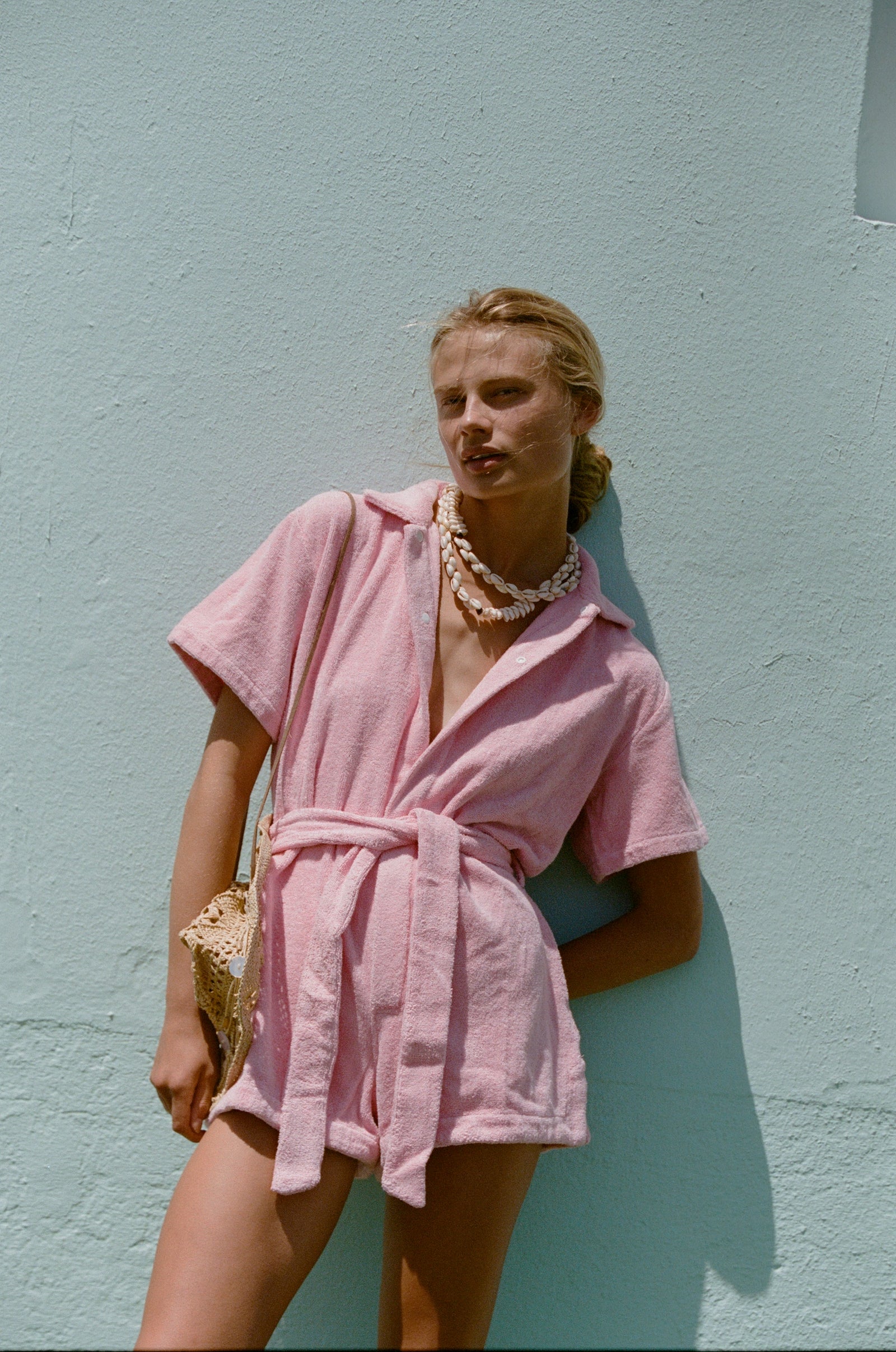 TERRY TOWELLING - IL PAREO JUMPSUIT - ROSATO – TERRY-TOWELLING