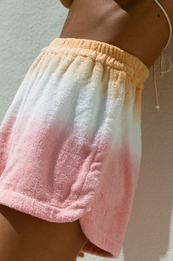 CRUISE SHORT - MANDARIN/ROSTA OMBRE