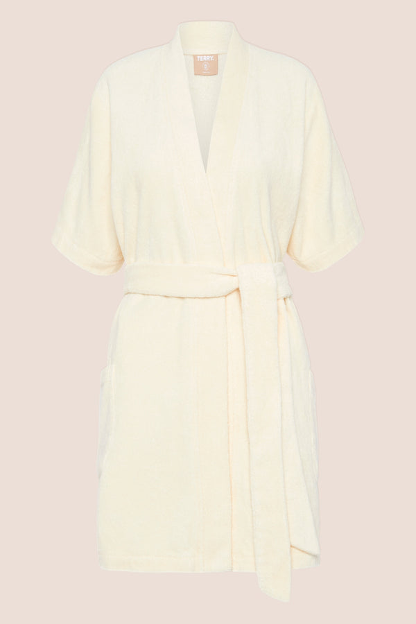 Skims Terry Scoop-neck Cotton-blend Towelling Mini Dress