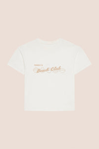 BEACH CLUB TEE - BIANCO