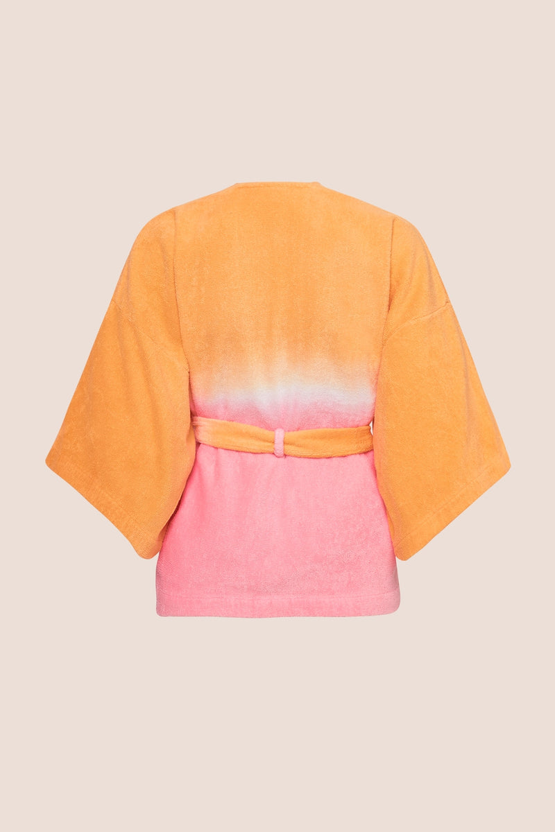 IL PAREO KIMONO - MANDARIN/ROSATA OMBRE
