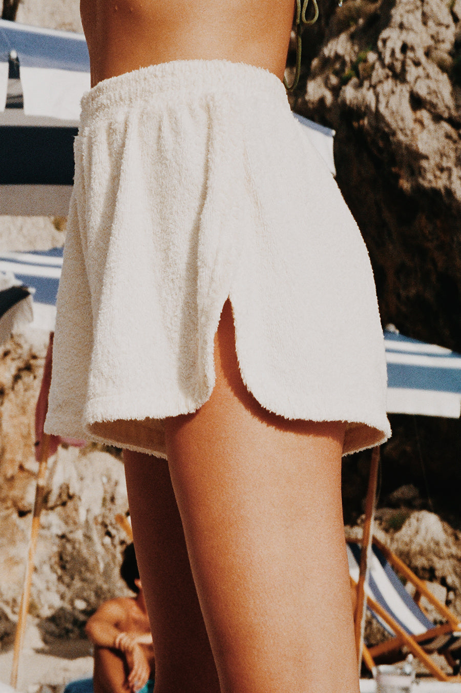 chanel beach towel