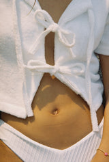 TIE TOP - BIANCO