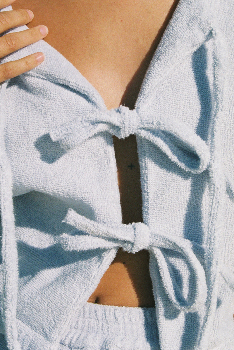 TIE TOP - BLU